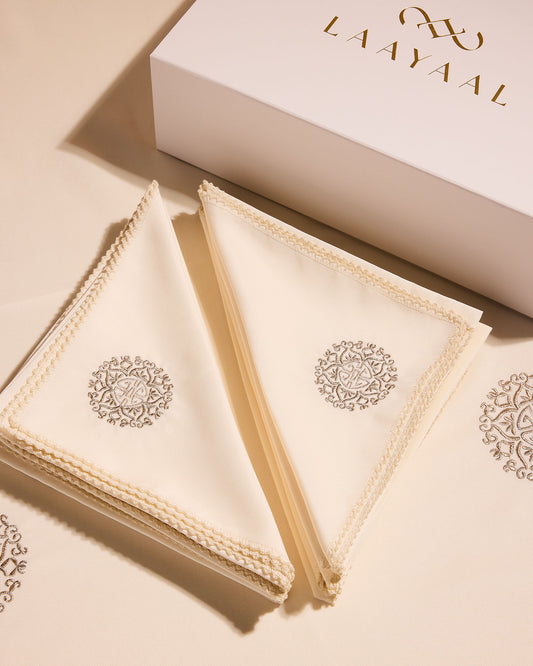 Coffret "Exception" pour Table Rectangulaire, Motif "Bronze et Argent"